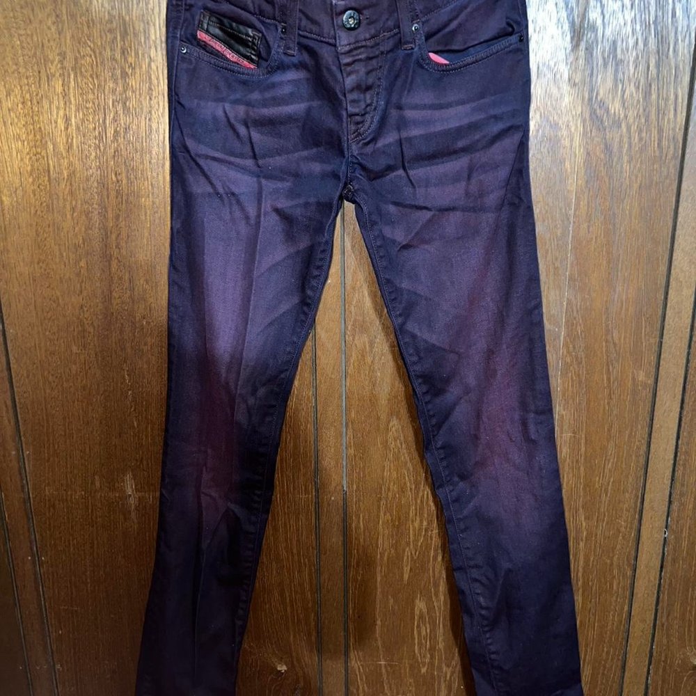 Diesel Men's Purple Jeans